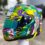 Custom Arai GP7 Chrome Plated Art Madness